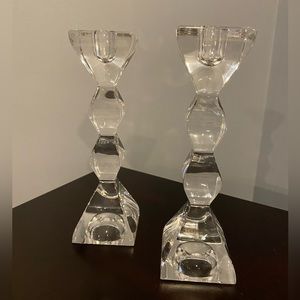 Lenox Ovations Carat Collection Candlesticks